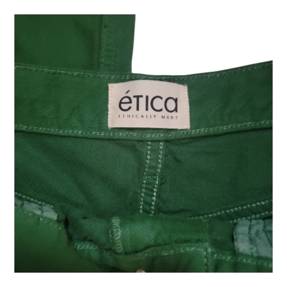 Etica, Green Wide Leg Jeans, Size 29 - Picture 3 of 8